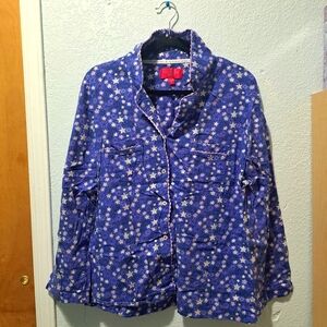 Victoria's Secret Matching Purple Star Pajama Set
